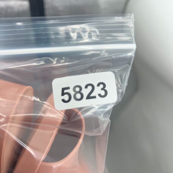 Melissa Women's Mule II Sandal Size 9 Mule Slide Nude Jelly PVC Block Heel Shoe - Picture 13 of 13